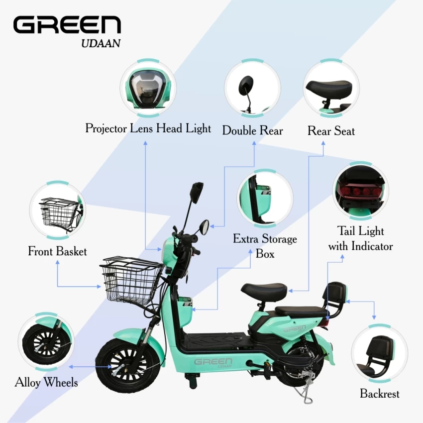 Green udaan electric scooter features and price