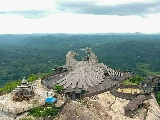 Jatayu Earth Center Biggest Bird Statue Kerala