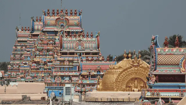 ranganathaswamy temple srirangam photos top view
