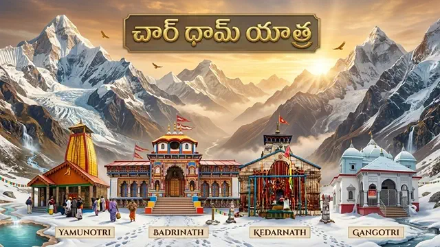 Char dham yatra complete details telugu