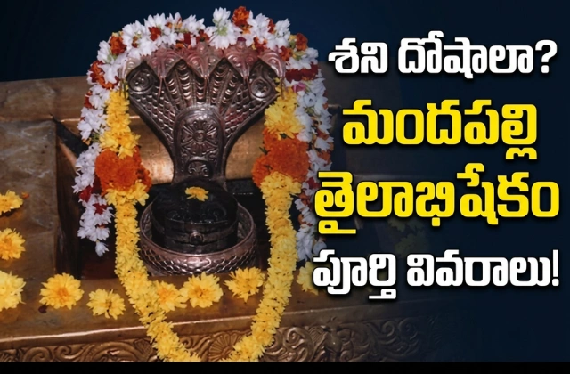 Mandapalli temple sani dosha pooja details
