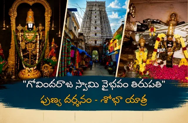 Govindaraja swamy temple history in telugu