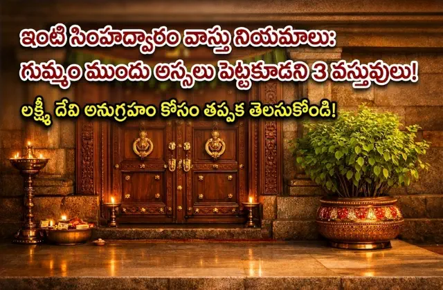 main entrance vastu tips telugu