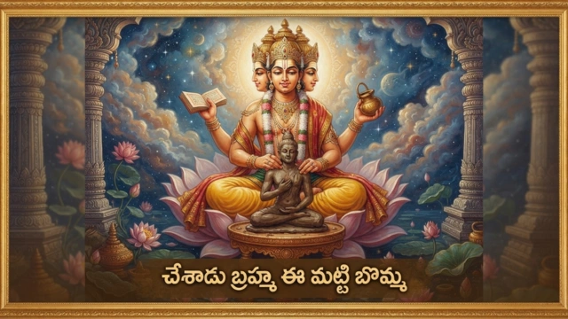 Cheshadu bramha ee matti bomma lyrics