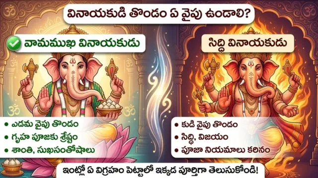 Ganesha Trunk Direction Rules