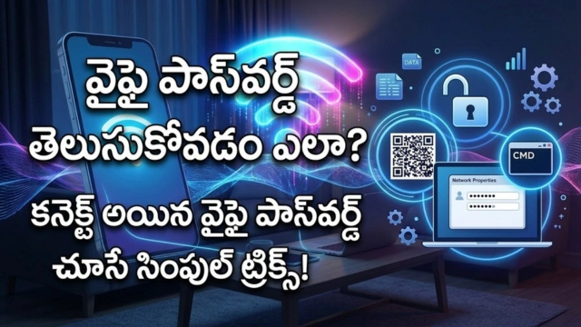How to find WiFi password in Telugu