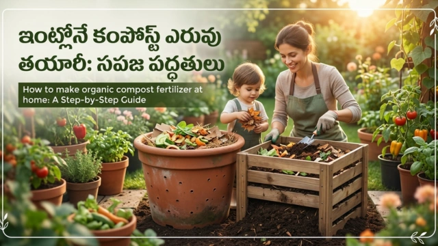 How to make organic compost fertilizer at home