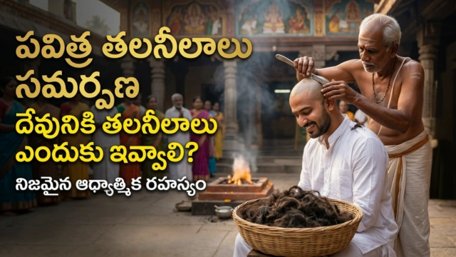 why do we offer hair in temples